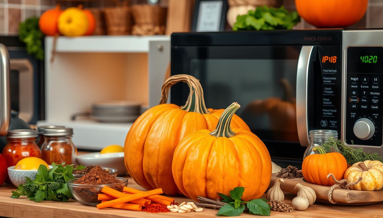 Can I microwave raw pumpkin?