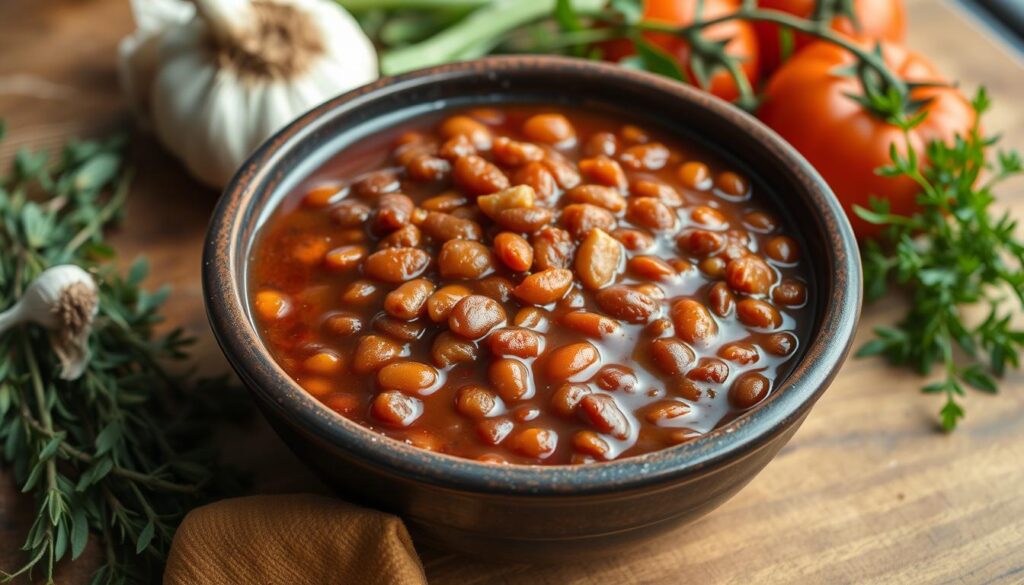 Molasses baked beans