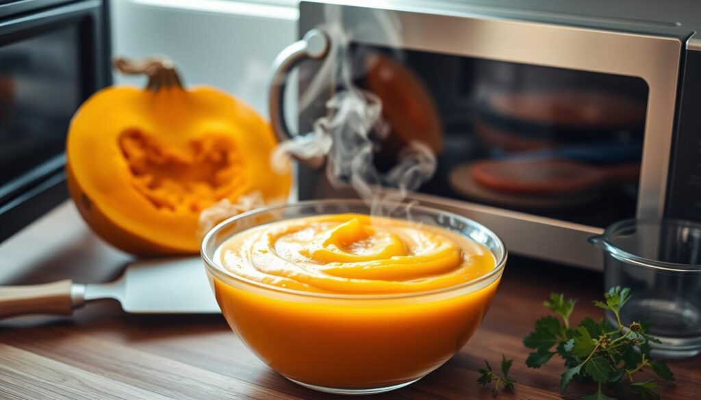 microwave pumpkin puree