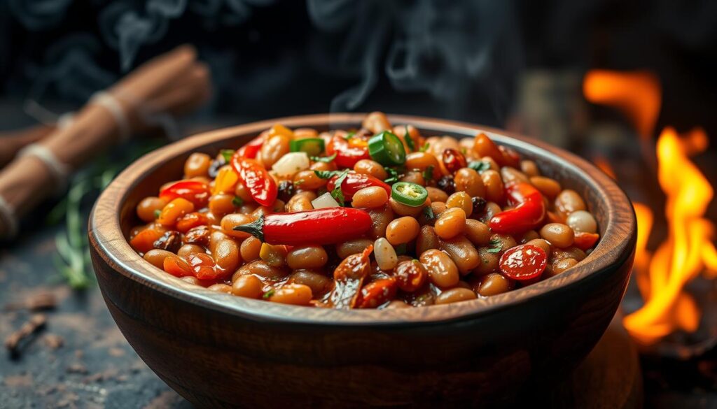 spicy cowboy beans